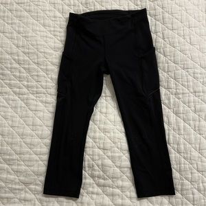 Lululemon Cropped Leggings Black 6